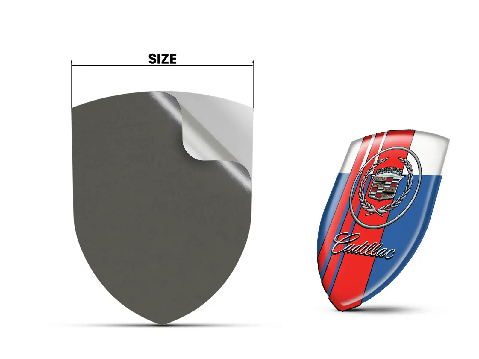Cadillac Decalcomanie Cofano Auto Moderne Sportive Resistenti
